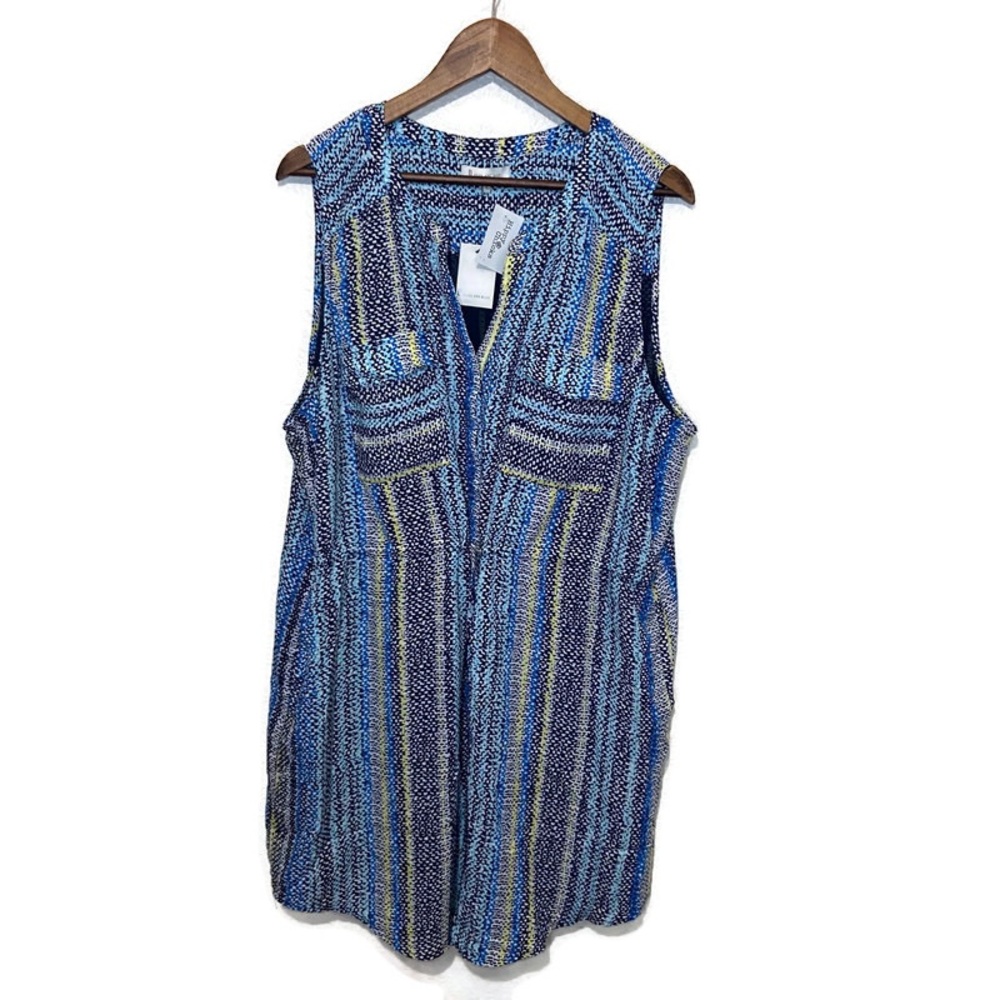 NWT Skies are Blue 3X women’s top blue green